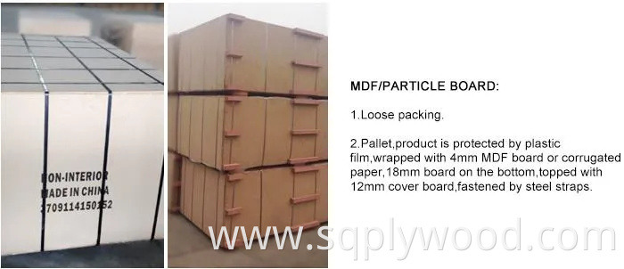 Wood Grain Furniture Grade UV High Gloss MDF